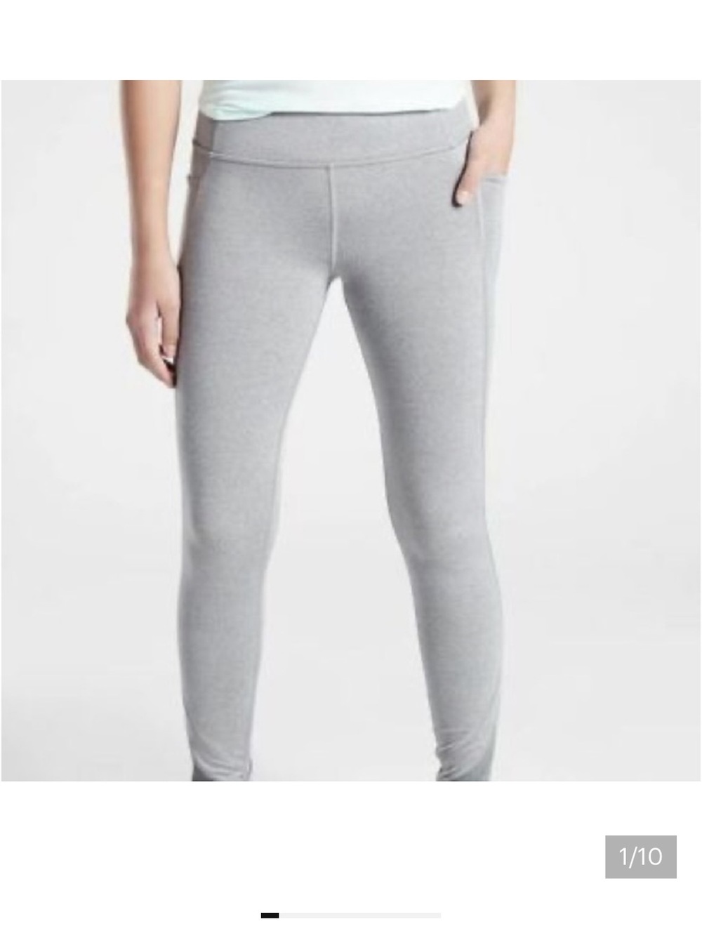 Athleta Girl Gray Trust Fall Leggings - XL/14